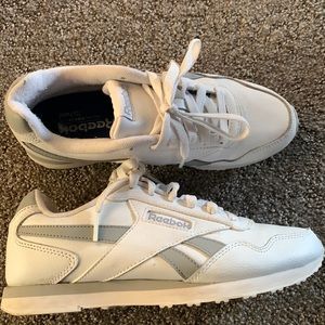Reebok Gray and White Sneaker